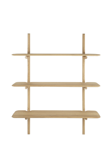 Curved Wood Wall Shelf | Ethnicraft PI | OROA.com