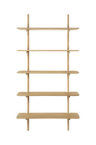 Curved Wood Wall Shelf | Ethnicraft PI | OROA.com