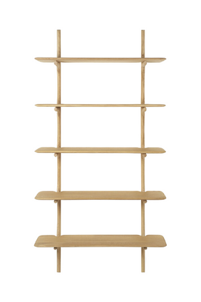 Curved Wood Wall Shelf | Ethnicraft PI | OROA.com