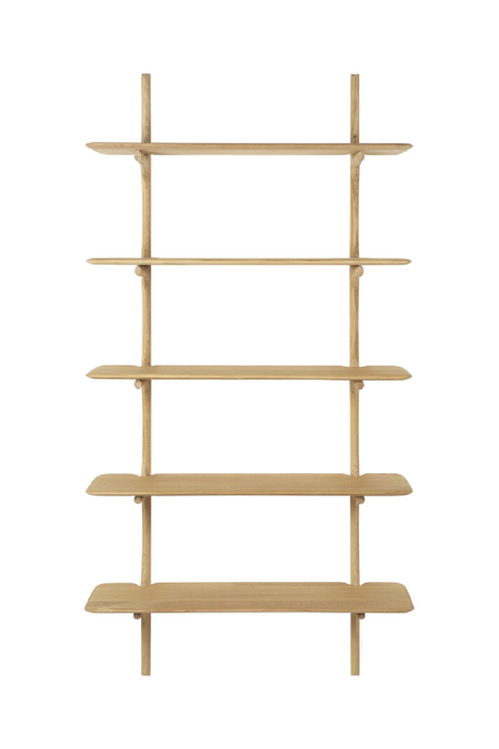 Curved Wood Wall Shelf | Ethnicraft PI | OROA.com