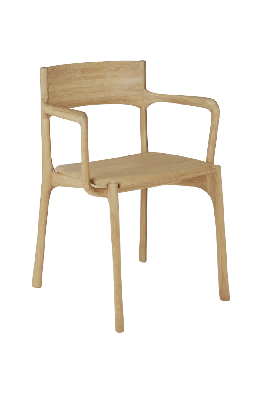 Sleek Handcrafted Dining Chair | Ethnicraft PI | Oroa.com