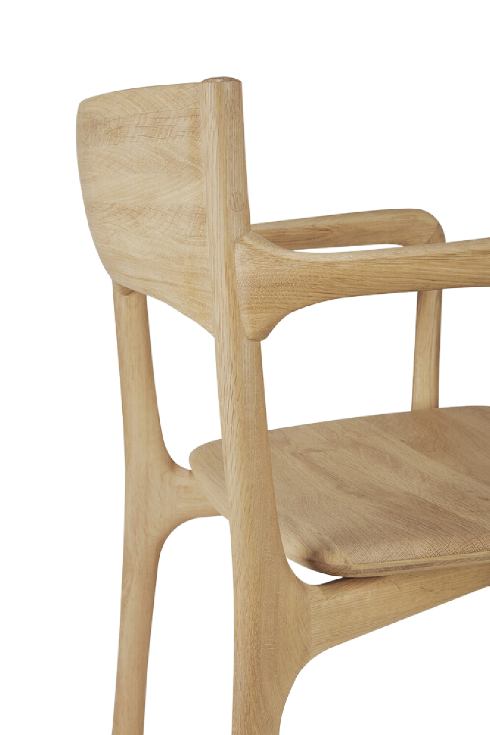 Sleek Handcrafted Dining Chair | Ethnicraft PI | Oroa.com