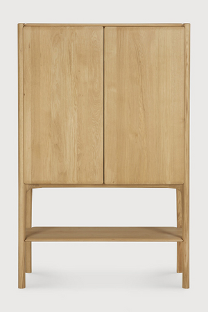 Natural Oak 2-Door Cupboard | Ethnicraft Pi | Oroa.com