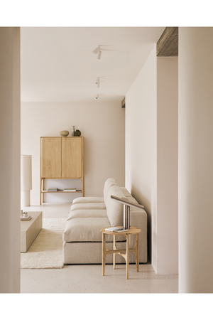 Natural Oak 2-Door Cupboard | Ethnicraft Pi | Oroa.com