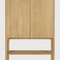 Natural Oak 2-Door Cupboard | Ethnicraft Pi | Oroa.com