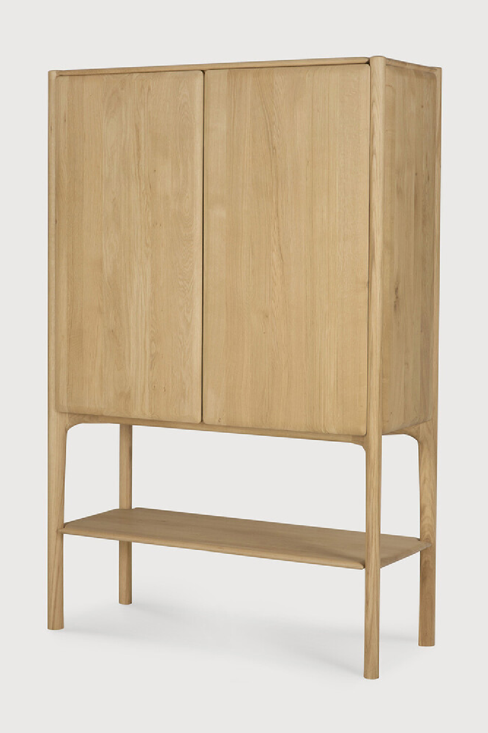 Natural Oak 2-Door Cupboard | Ethnicraft Pi | Oroa.com