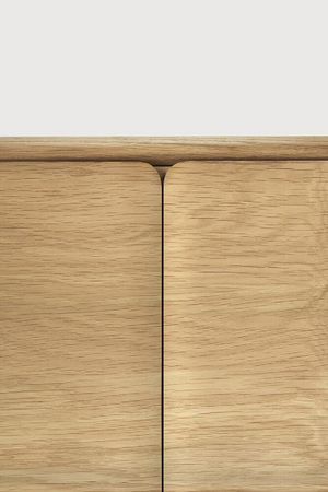 Natural Oak 2-Door Cupboard | Ethnicraft Pi | Oroa.com