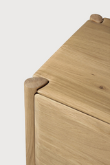 Natural Oak 2-Door Cupboard | Ethnicraft Pi | Oroa.com