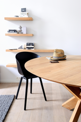 Oiled Oak Wall Shelf | Ethnicraft Wall | OROA.com