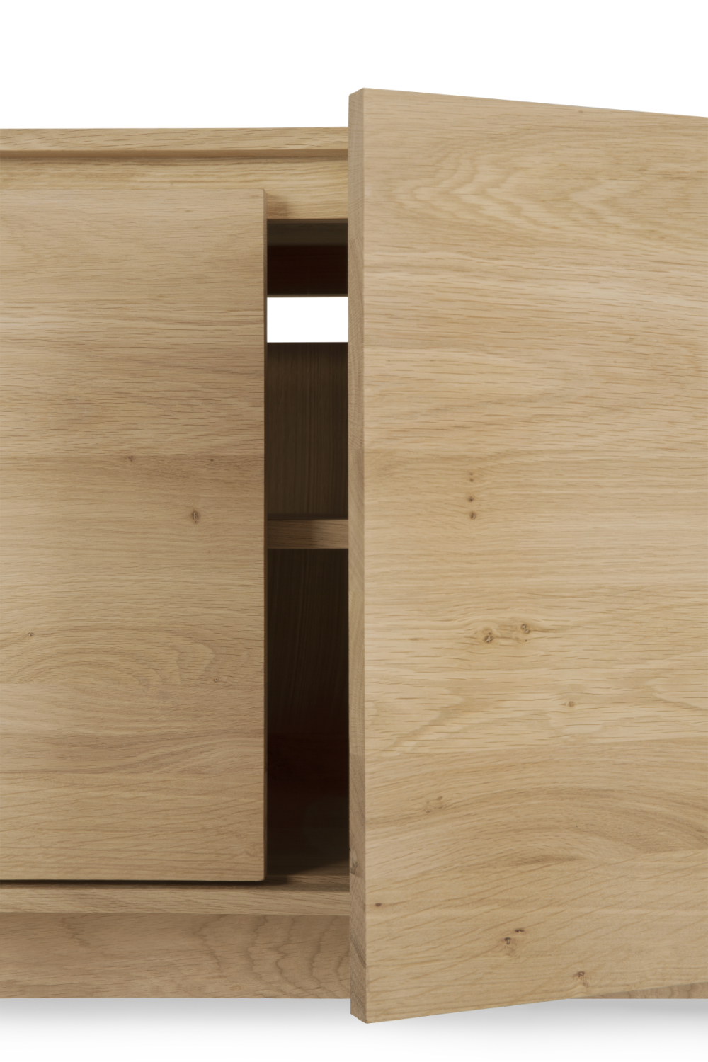 Oiled Oak TV Cabinet – Wave – oak finish alternate view 9