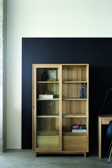 Oak Sliding Door Cabinet | Ethnicraft Wave | Oroa.com