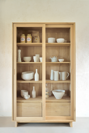 Oak Sliding Door Cabinet | Ethnicraft Wave