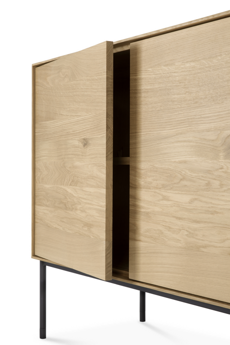 Modern Varnished Oak Sideboard – Whitebird – oak finish alternate view 6