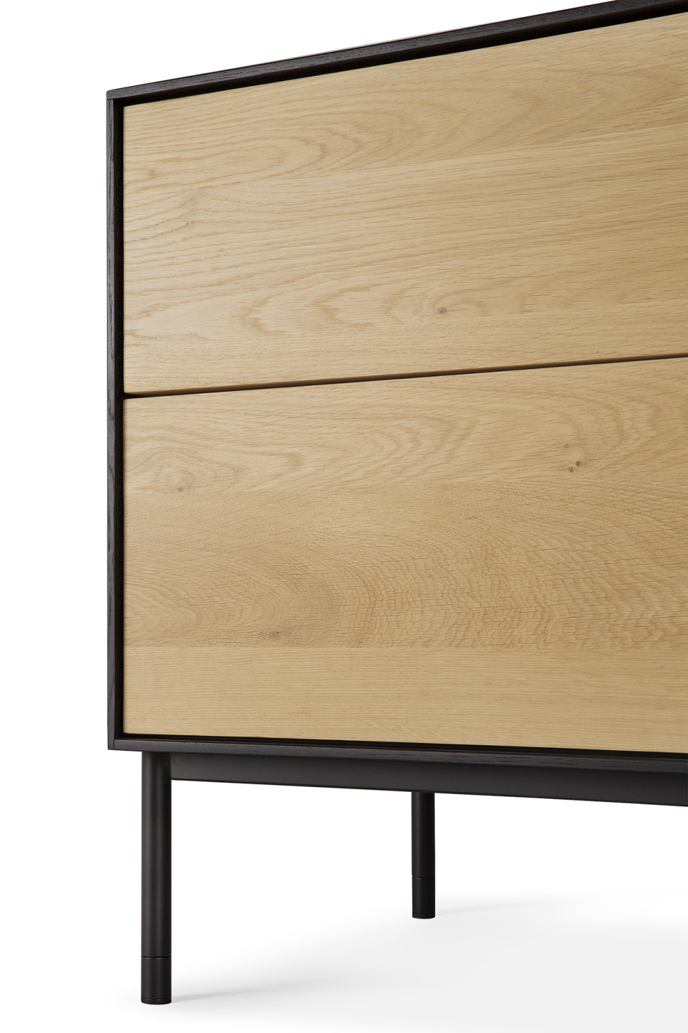 Varnished Oak Media Unit – Blackbird – oak finish alternate view 6