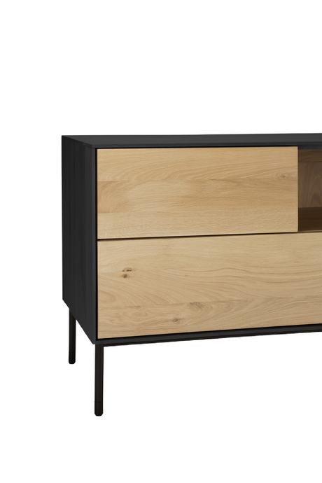 Varnished Oak Media Unit | Ethnicraft Blackbird | OROA.com