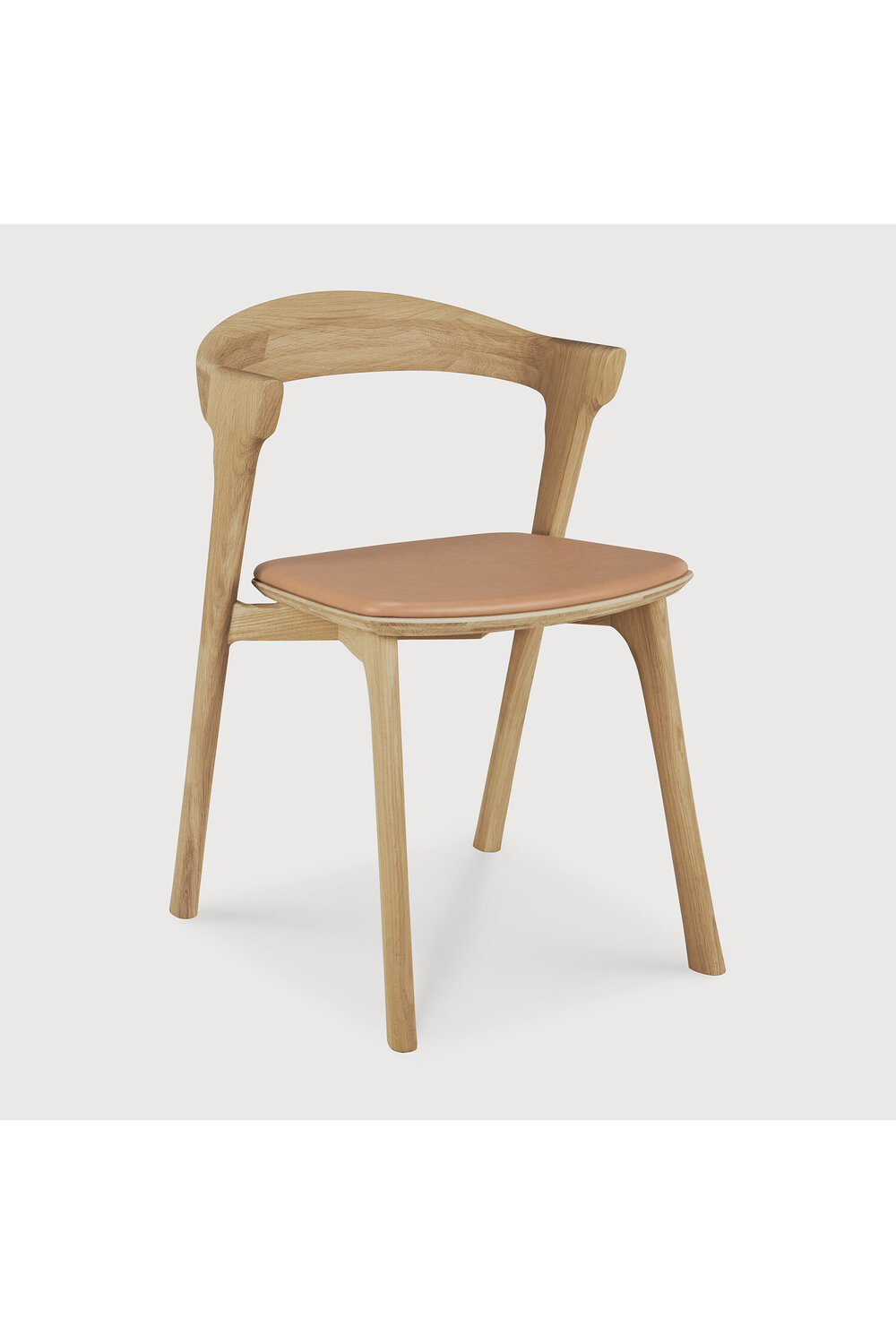 Cushioned Scandinavian Dining Chair | Ethnicraft Bok | Oroa.com