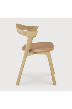 Cushioned Scandinavian Dining Chair | Ethnicraft Bok | Oroa.com