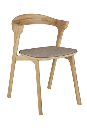 Cushioned Scandinavian Dining Chair | Ethnicraft Bok | Oroa.com