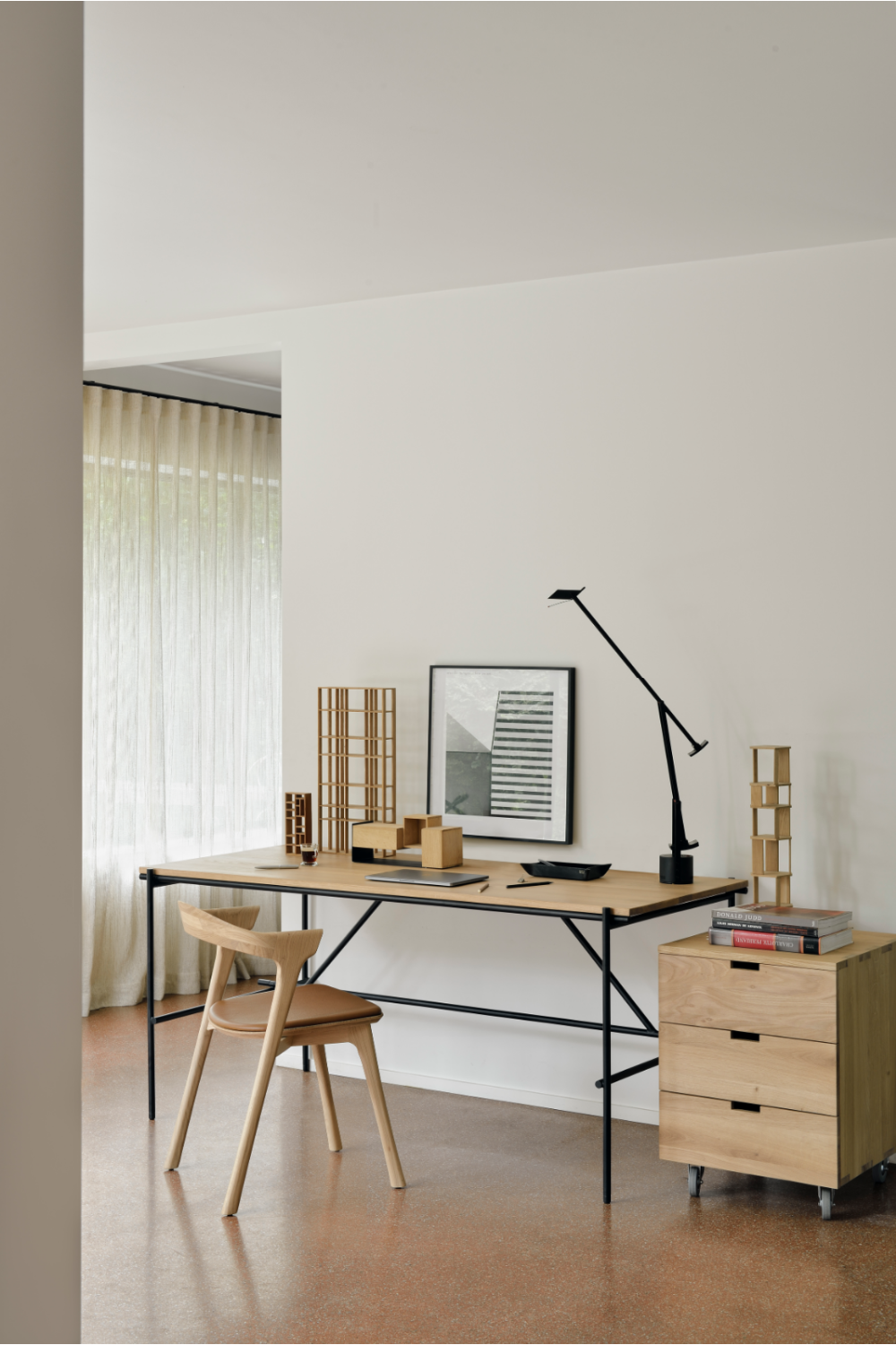 Cushioned Scandinavian Dining Chair | Ethnicraft Bok | Oroa.com