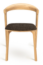 Cushioned Scandinavian Dining Chair | Ethnicraft Bok | Oroa.com