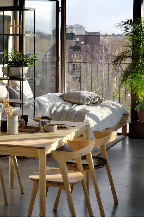 Oak Minimalist Dining Table | Ethnicraft Bok | Oroatrade.com