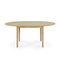 Oak Extendable Round Dining Table | Ethnicraft Bok | Oroa.com