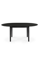 Oak Extendable Round Dining Table | Ethnicraft Bok | Oroa.com
