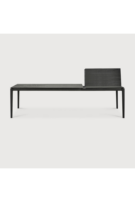 Extendable Black Oak Dining Table | Ethnicraft Bok | Oroa.com