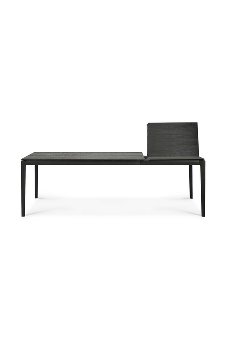 Extendable Black Oak Dining Table | Ethnicraft Bok | Oroa.com