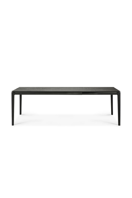 Extendable Black Oak Dining Table | Ethnicraft Bok | Oroa.com