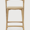Curved Oak Counter Stool | Ethnicraft Bok | Oroa.com