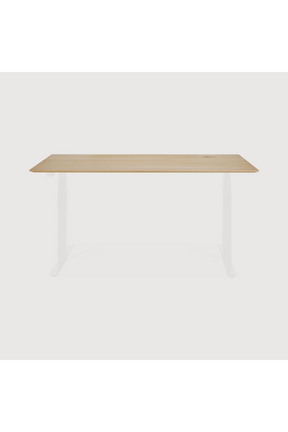 Oak Adjustable Desk M | Ethnicraft Bok | Oroa.com