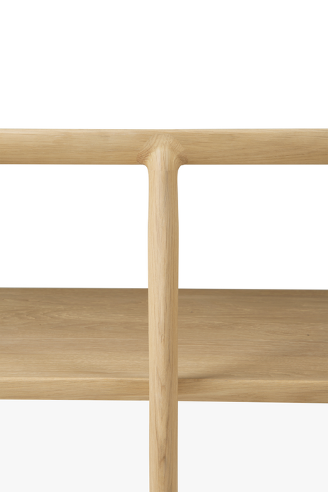 Solid Oak Oval Coffee Table | Ethnicraft Bok | Oroa.com