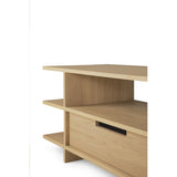 Varnished Teak TV Cupboard | Ethnicraft Kabuki | Oroa.com