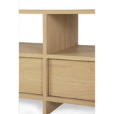 Varnished Teak TV Cupboard | Ethnicraft Kabuki | Oroa.com