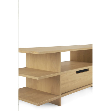 Varnished Teak TV Cupboard | Ethnicraft Kabuki | Oroa.com
