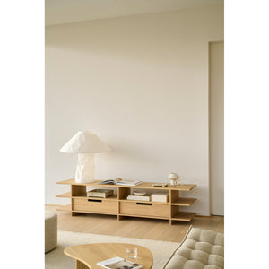   Varnished Teak TV Cupboard | Oroa.com