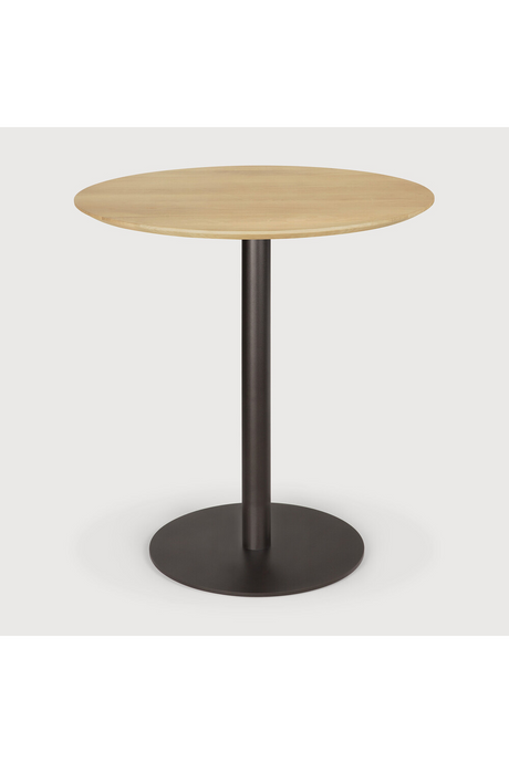 Round Pedestal Dining Table | Ethnicraft Blend | Oroa.com