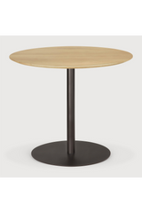 Round Pedestal Dining Table | Ethnicraft Blend | Oroa.com