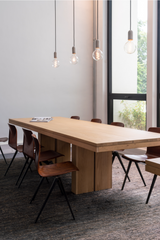 Scandinavian Extendable Dining Table | Ethnicraft Double | Oroa.com