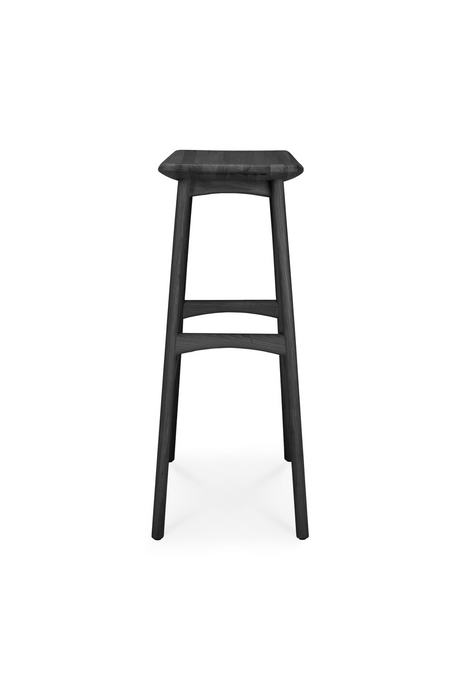 Wooden Backless Barstool | Ethnicraft Osso | Oroa.com
