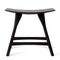 Black Oak Accent Stool | Ethnicraft Osso | Oroa.com