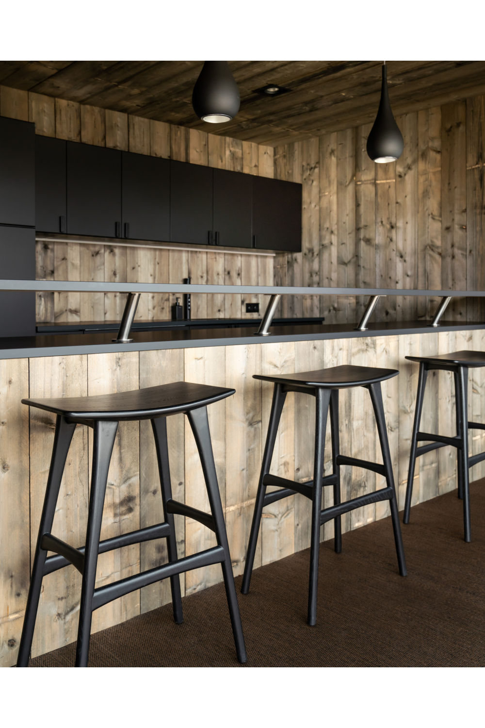 Oak Backless Bar Stool – Osso – oak finish alternate view 20
