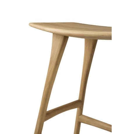 Modern Oak Counter Stool – Osso – oak finish alternate view 6