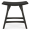 Black Oak Accent Stool | Ethnicraft Osso | Oroa.com