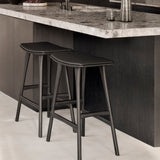 Classic Black Oak Counter Stool – Osso – oak finish alternate view 10
