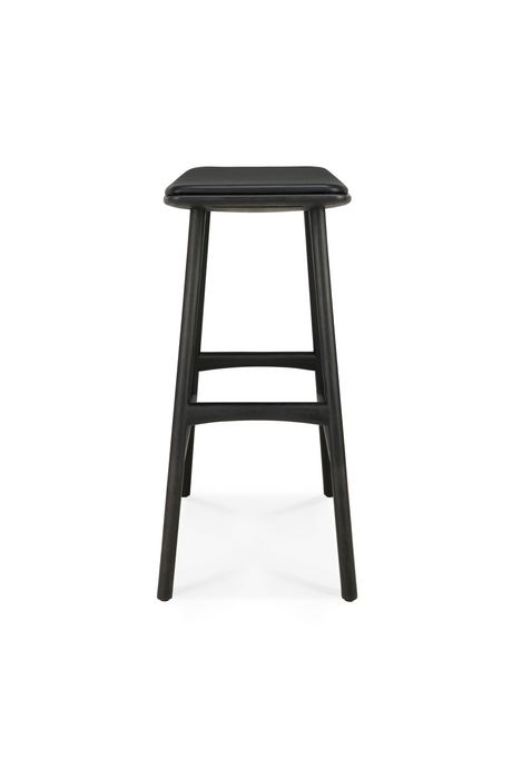 Classic Black Oak Counter Stool | Ethnicraft Osso | Oroa.com