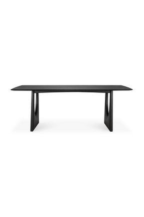 Black Oak Modern Dining Table | Ethnicraft Geometric | Oroa.com
