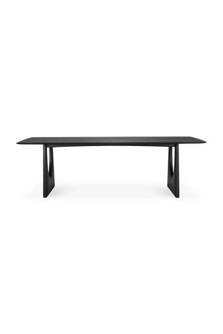 Black Oak Modern Dining Table | Ethnicraft Geometric | Oroa.com