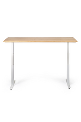 White Metal Adjustable Desk Base | Ethnicraft Bok | Oroa.com